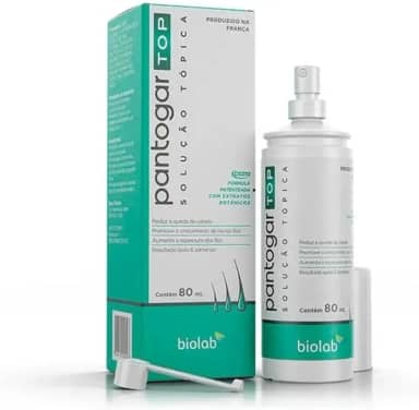 BIOLAB Pantogar TOP Solução Tópica 80ml - Sem Fragrância - Unissex - Adultos