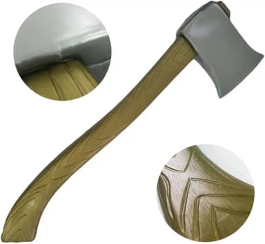 Brasilflex Machado de Lenhador Rústico Plástico 60cm