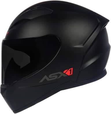 Capacete Moto ASX City Solid Preto Fosco