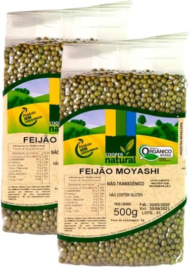 Kit 2X: Feijão Moyashi Orgânico Coopernatural 500g