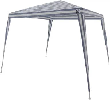 Tenda Gazebo 3 X 3 Polietileno - Listrado (azul/branco)