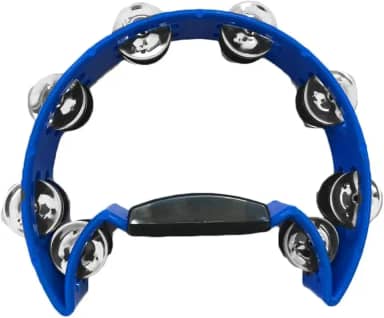 Pandeiro Spanking Meia Lua Azul