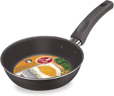 Frigideira 1 Ovo Alumínio Antiaderente Preta Dona Chefa