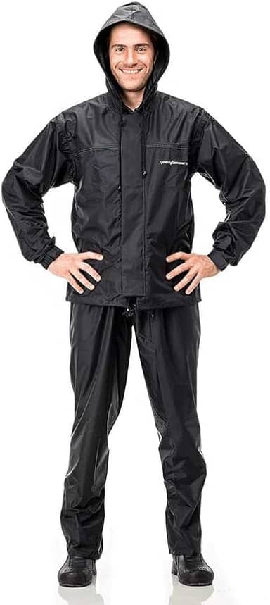 Capa de Chuva Pantaneiro + Resistente em Nylon com Capuz Impermeável