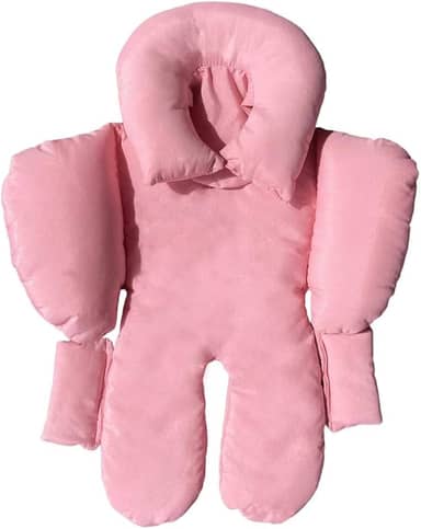 Almofada Redutor de Bebê Conforto em Cores Lisas (Rosê)