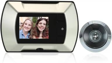 Monitor Visual Lcd Tft De 2,4" Com Olho Mágico Para Porta, Câmera Sem Fio, Digital Campainha Elétrica