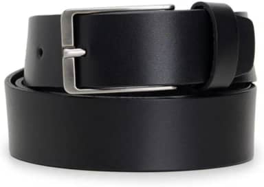 Cinto Masculino Em Couro Social Face Única 35mm Melhor Presente Para Pais Namorados