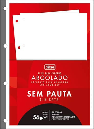 Tilibra - Caderno Universitário Tiliflex Academia S 80F, Multicor