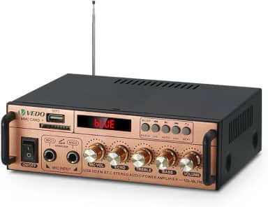 VD-AK198E Blue-tooth Car Home 12v/220v Power Amplifier Blue-toothreceiver Digital Amplifier Two Extension For Karaoke Home Theater