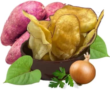 Batata Doce Chips - TERRA E SOL ALIMENTOS (500G, CEBOLA E SALSA)