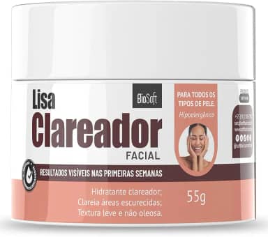 Soft Hair - Cremoso Facial Lisa Soft Hair Bio Soft 55G Clareador