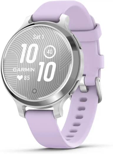 Garmin Relógio Lily 2 Active Prata com Roxo 38mm com Monitor de Atividades