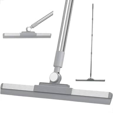 Rodo Vassoura Mágica de Silicone 51cm Cabo de 160cm Flytex Ideal para Limpeza de Vidros, Pisos e Superfícies
