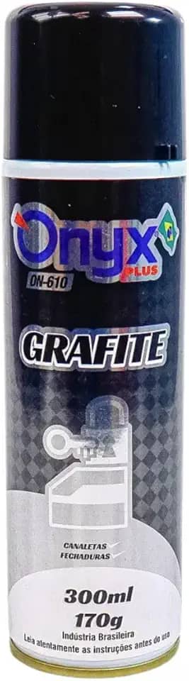Grafite Lubrificante Spray Seco Fechadura Trava Trinca 300ml
