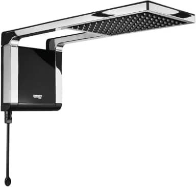 Chuveiro Acqua Storm Ultra 220V 7800W, Lorenzetti, 7510054, Preto/Cromado, Pequeno