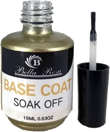 Base Coat Unhas 15ml – Proteção Contra Amarelamento e Acabamento Brilhante para Gel, Acrigel e Fibra