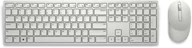 Teclado e mouse sem fio Dell Pro — KM5221W Branco