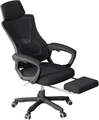 Cadeira Gamer Design Estilo Gamer, Tecido Respirável, Design Ergonômico Com Apoio para Os Pés - Fox Racer