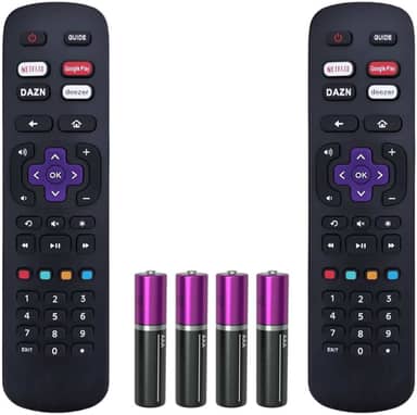 Kit 2 Controle Remoto Para AOC Smart TV Roku
