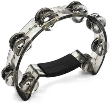 PANDEIROLA MEIA LUA CRISTAL FUME