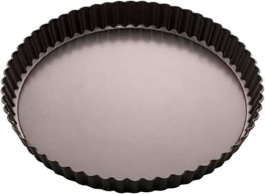 Forma para Torta e Bolo Redonda de Fundo Removível Antiaderente 24 ou 26cm com Fundo Falso (24cm)