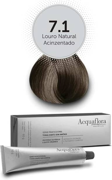 Acquaflora 7.1 Tonalizante Louro Natural Acinzentado Tonalizante
