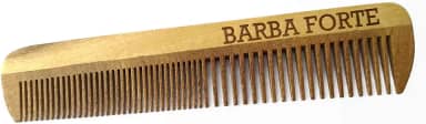 Pente de Madeira Artesanal Barba Forte Pt004