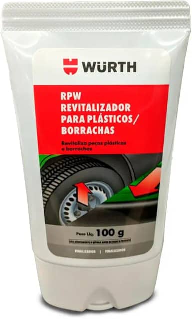 Limpeza Automotiva Revitalizador De Plásticos E Borrachas Rpw Wurth 100g