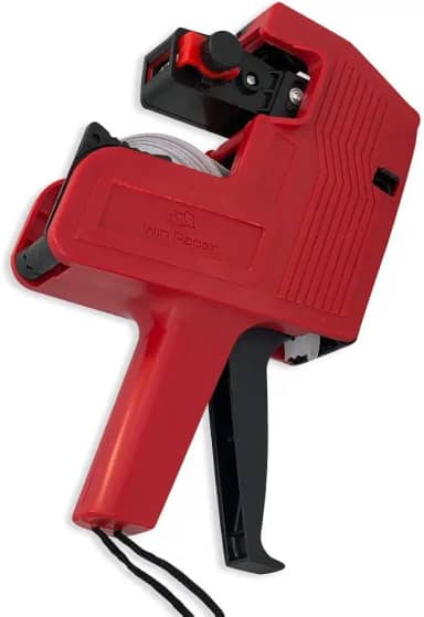 Etiquetadora de Preços Manual 8 Dígitos com Refil Etiquetas