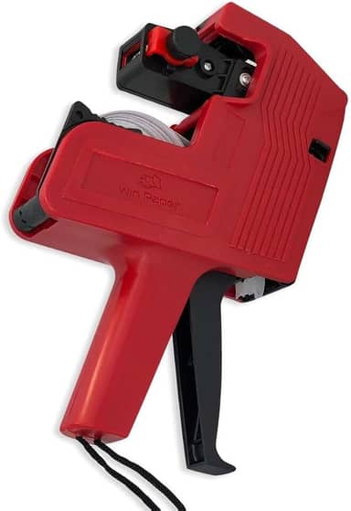 Etiquetadora de Preços Manual 8 Dígitos com Refil Etiquetas