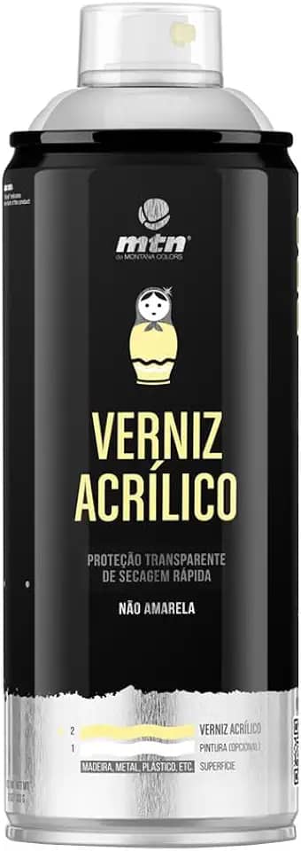 Verniz Spray Impermeabilizante Acetinado MTN 400ml