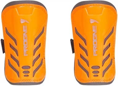 Caneleira Futebol Futsal Society Baby Sem Tornozeleira - Laranja Fluor - Par