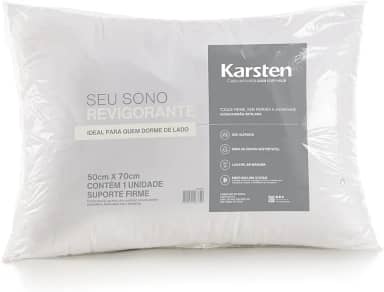 Karsten Travesseiro Suporte Firme Essencial para Dormir de Lado