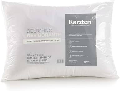 Karsten Travesseiro Suporte Firme Essencial para Dormir de Lado