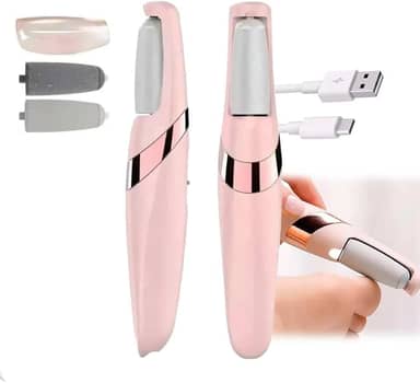 Lixador Elétrico Premium Para Pés Removedor de Calos Recarregável USB Portátil 2 Velocidades Spa Caseiro Pés Macios