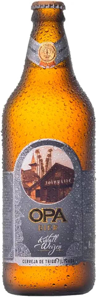 Cerveja de Trigo Kristall Weizen teor 6% 600ml Opa Bier
