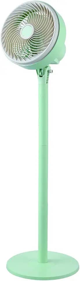 Ventilador de Coluna Vintage Ventilador Circulador de Ar de Piso (Verde, 110V)