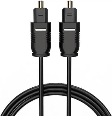 Cabo Óptico Toslink 3 Metros - Cabo para Áudio Digital