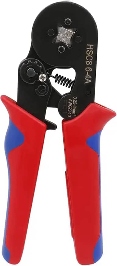 Alicate de Crimpar, Alicate de Crimpagem Ferramentas de Crimpagem Autoajustáveis Para 0,25-10 Mm², Terminais Quadrados Para Cabos Elétricos