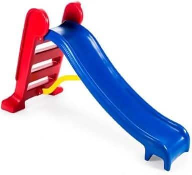 BEPLACE Escorregador Infantil de Plástico, Azul e Vermelho, para Crianças, Brinquedo para Jardim, Casa, Escola, Buffet, Creche e Parquinho
