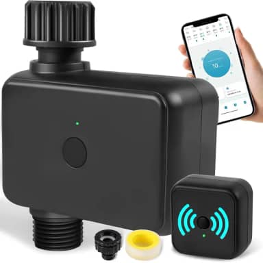 Temporizador Irrigação, Temporizador de água WiFi/Bluetooth, Temporizador de Irrigação Inteligente, Temporizador Irrigação controlados por APP com Programação digital, Função ECO