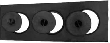 Chapa Paulista 3 Furos Fogão Lenha C/Tampa 23x62x25cm