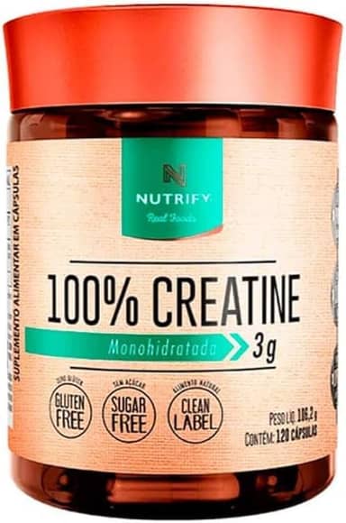 Creatina Monohidratada 120 Capsulas Creatine - Nutrify