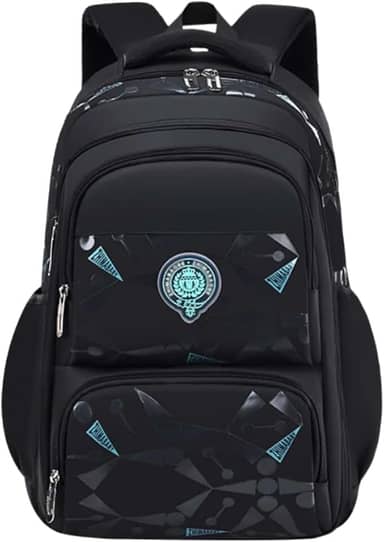 Mochila Masculina Bolsa Escolar Infantil Meninos Grande Espaço Lápis Fichario Notebook