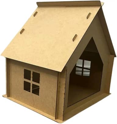 Casinha De Madeira Nº1 Para Cachorro Cães Porte Pequeno Casa Pet House Número 1 Tamanho 1