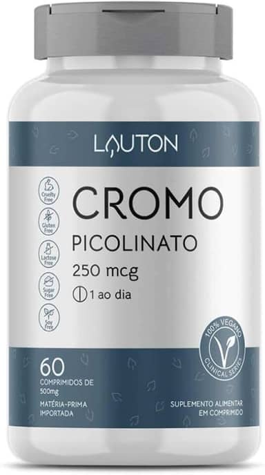 Cromo Picolinato 250mcg 60 Cps - Lauton