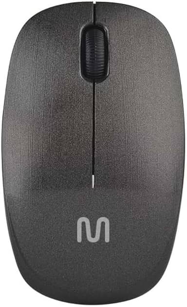 Mouse sem Fio Multi USB 2.4GHz 1200 DPI com 3 Botões e Design Ergonômico – Preto MO251
