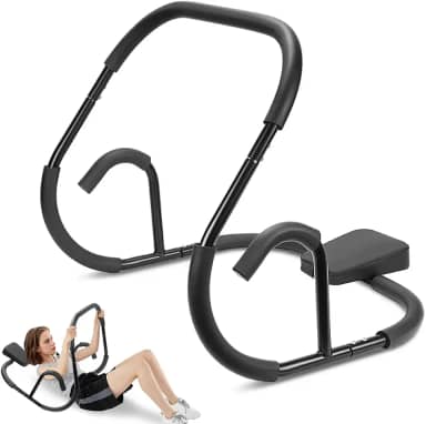 Aparelho Abdominal, Treinador Abdominal Portátil para Casa, Preto