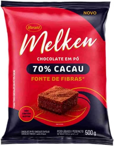 Chocolate em Pó Nobre Melken 70% Cacau 500g - Harald
