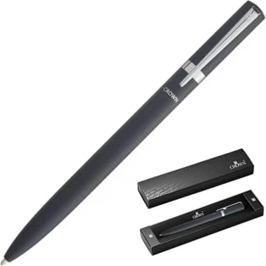 Caneta Esferográfica Aventura Preta, Crown